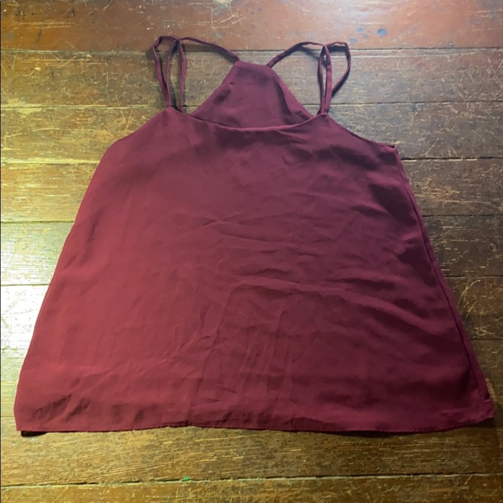 Maroon Tank Top